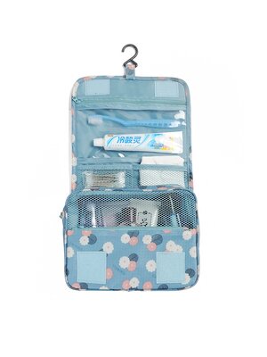 DINIWELL กระเป๋าใส่อุปกรณ์อาบน้ำ แขวนได้ สำหรับเดินทาง ท่องเที่ยว พกพาสะดวก ผลิตจากโพลีเอสเตอร์คุณภาพสูง