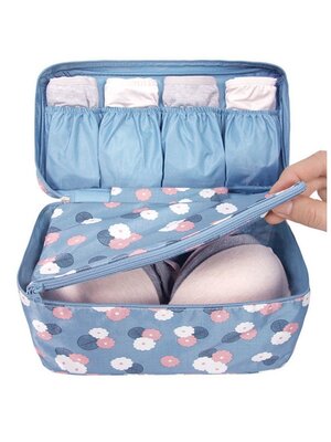 DINIWELL กระเป๋าใส่ชุดชั้นใน กางเกงใน รุ่นพิเศษ เหมาะทั้งหญิง และชาย ช่องเยอะ ผลิตจากโพลีเอสเตอร์คุณภาพสูง กันน้ำ
