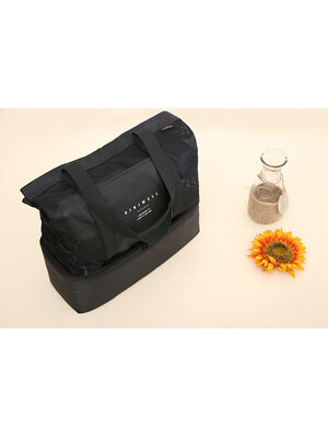 กระเป๋าเก็บความเย็น สะพายได้ เป็นตาข่าย เก็บอุณหภูมิร้อน-เย็น รูปทรงสวย เก๋ กะทัดรัด คุณภาพดี มีดีไซน์ (สีดำ)