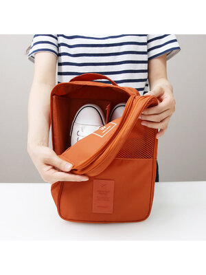 กระเป๋าใส่รองเท้าสำหรับเดินทาง กันน้ำได้ ถือพกพาสะดวก มี 6 สีให้เลือก