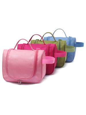 กระเป๋าใส่อุปกรณ์อาบน้ำ คุณภาพดี สำหรับเดินทาง ท่องเที่ยว แขวนได้ กันน้ำ คุ้มค่า