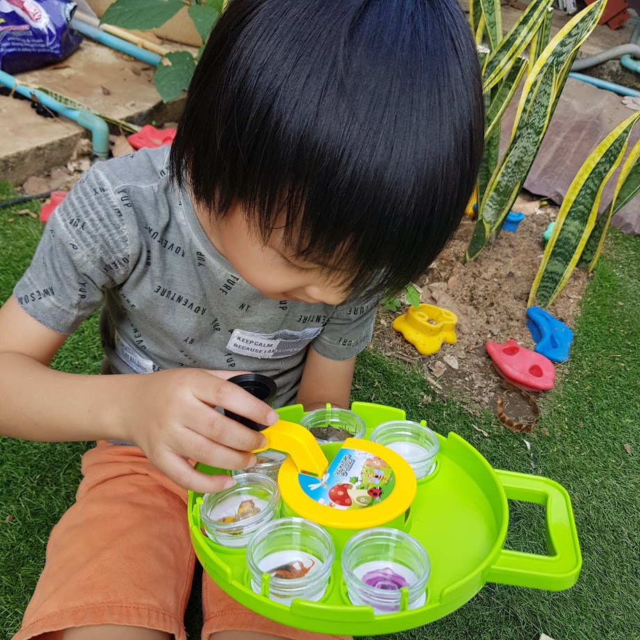 ชุดสะสมแมลงและสำรวจธรรมชาติ กล้องขยาย Microscope ของเล่นวิทยาศาสตร์ เพื่อการเรียนรู้อย่างสนุกสนาน