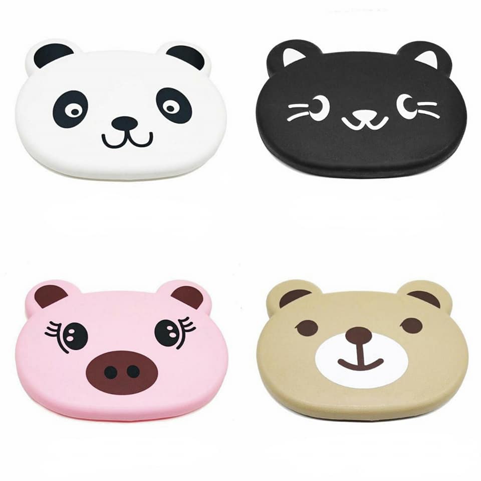 ถาดวางอาหารในรถ โต๊ะกินข้าวในรถยนต์ ถาดอาหารที่กินข้าวในรถ พับเก็บได้ ลายการ์ตูนน่ารัก วางแก้ว ขวดน้ำได้