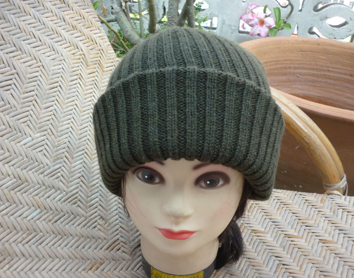 หมวกไหมพรม 2 ชั้น made in Korea /ของใหม่/