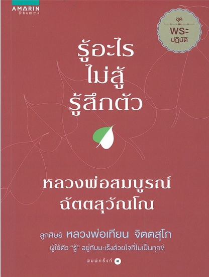 รู้อะไรไม่สู้รู้สึกตัว (ชุด พระปฏิบัติ)