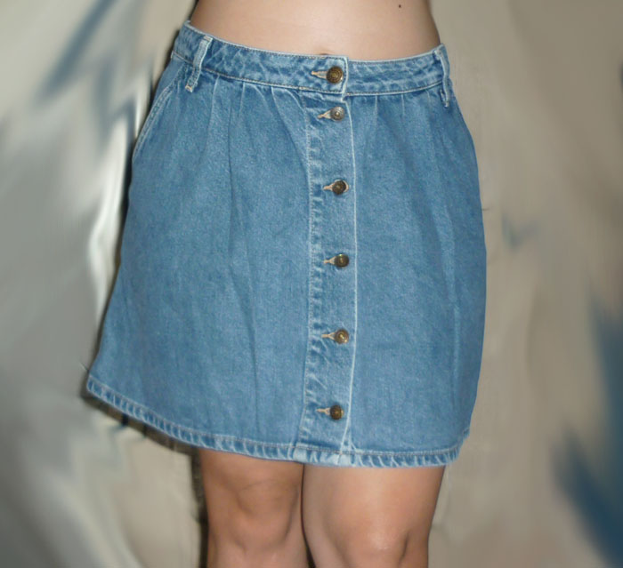 กระโปรงยีนส์ไซด์ใหญ่ ZARA 34.5-48-15