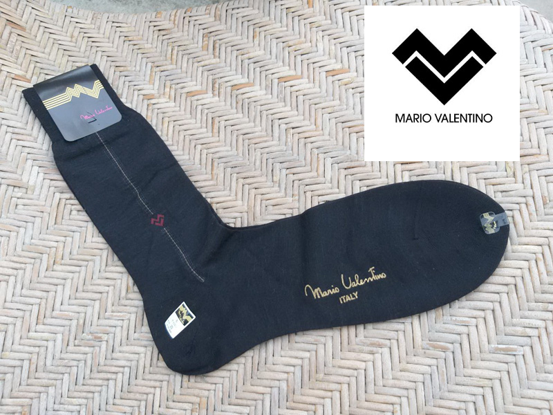 ถุงเท้าชาย MARIO VALENTINO ITALY สีดำ