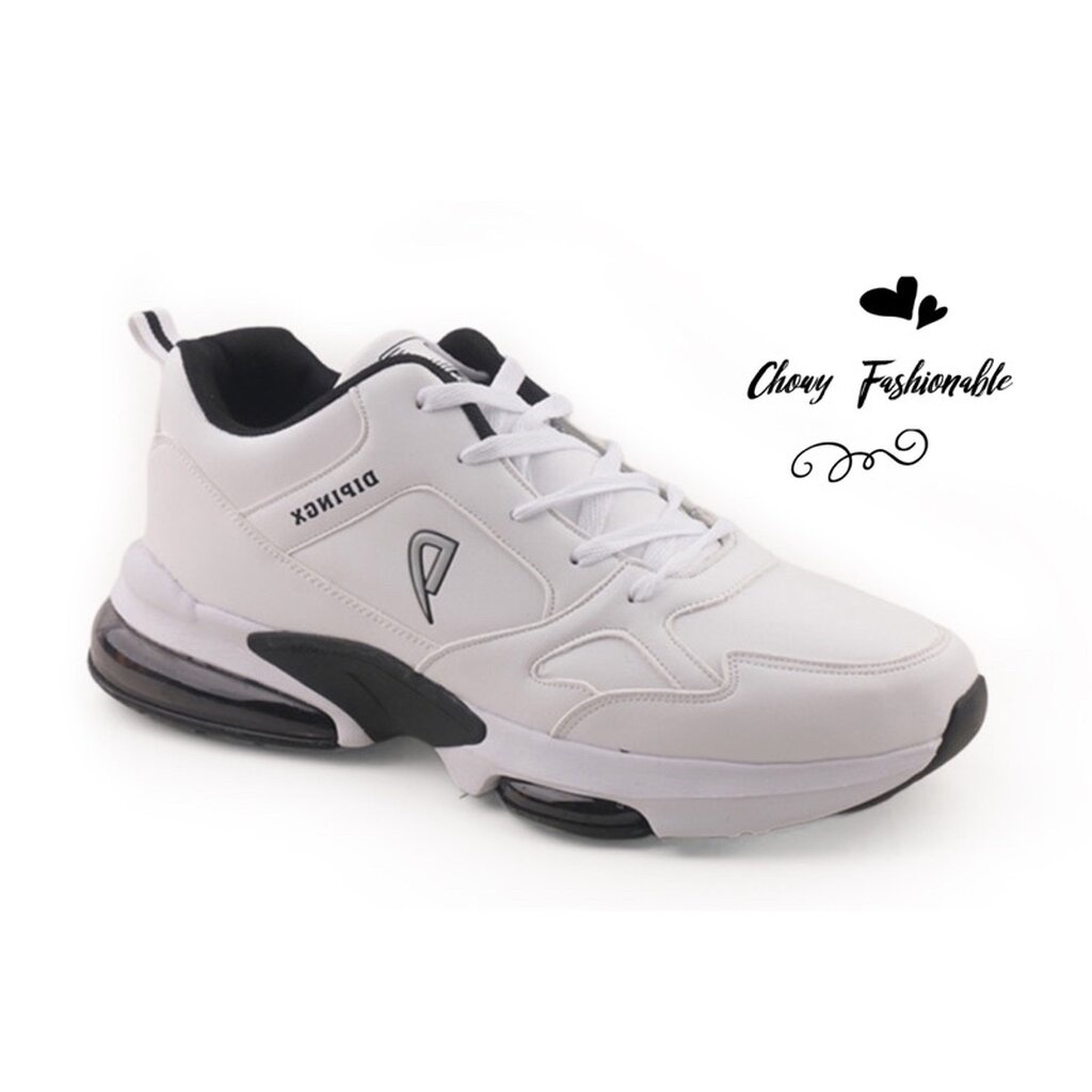 รองเท้าผ้าใบผู้ชายไซส์ใหญ่ 45-54 ผ้าใบชายสีขาว KR1106