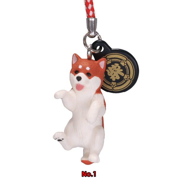 กาชาปองมาสคอทน้องหมาชิบะ Shiba Inu Netsuke