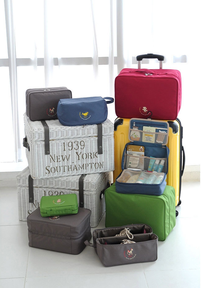 กระเป๋าใส่ชุดชั้นใน กางเกงชั้นใน ขนาดใหญ่พิเศษ แบ่งช่องสองด้าน ใส่ได้หลายตัว มี 4 สี 4 ลาย