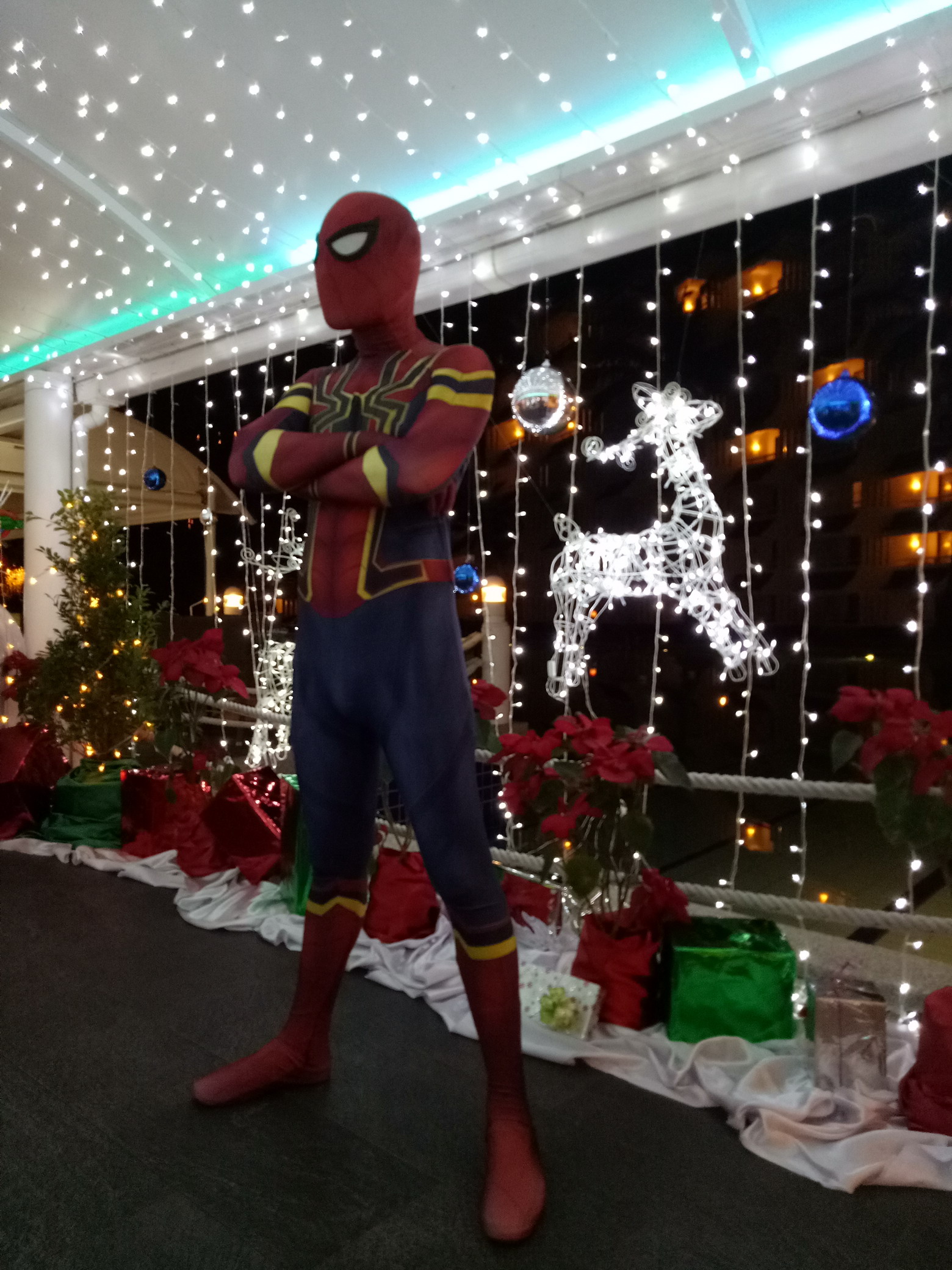 คอสเพลย์ การแสดง โชว์ Show Event อีเว้นท์ งานเลี้ยงสังสรรค์ งานวันเกิด Spider Man Merry Christmas Days 25/12/2560