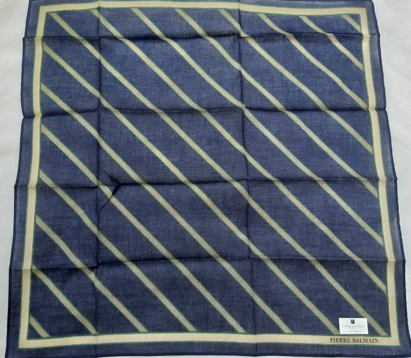 ผ้าเช็ดหน้าชาย แบรนด์เนม Pierre Balmain