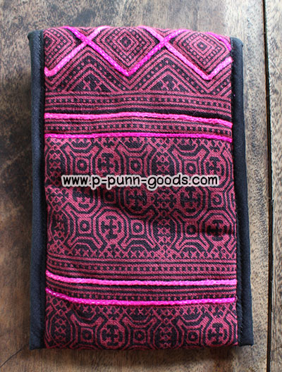 กระเป๋าใส่โทรศัพท์/ใส่พาสปอร์ต ผ้าชาวเขา (งานผ้าชาวเขา Upcycled)