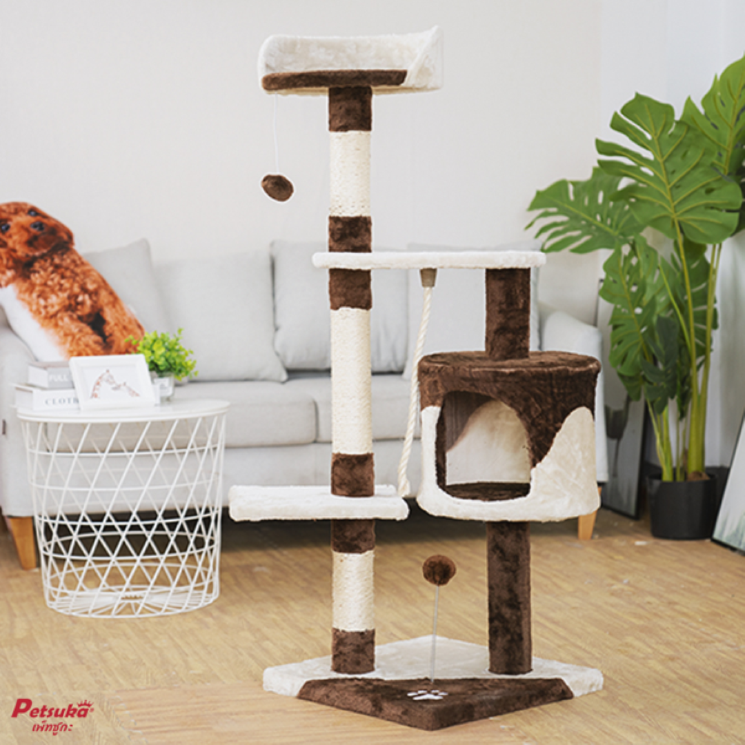 คอนโดแมว Petsuka ความสูง 110 ซม.