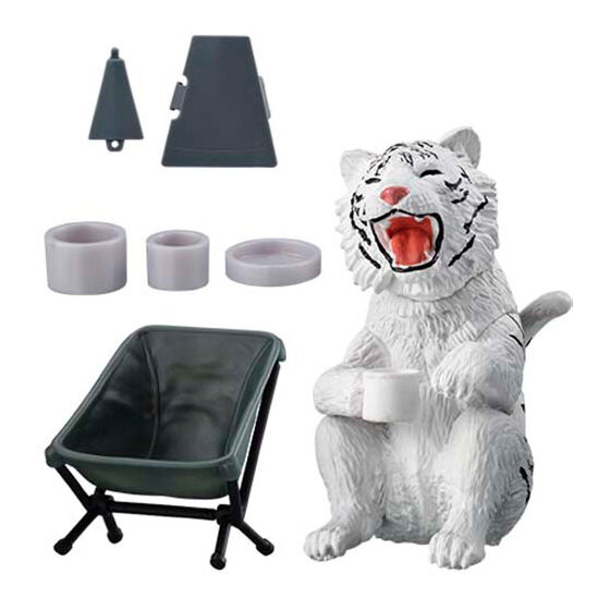 กาชาปองฟิกเกอร์สัตว์ตั้งแคมป์ Animal Camp 07