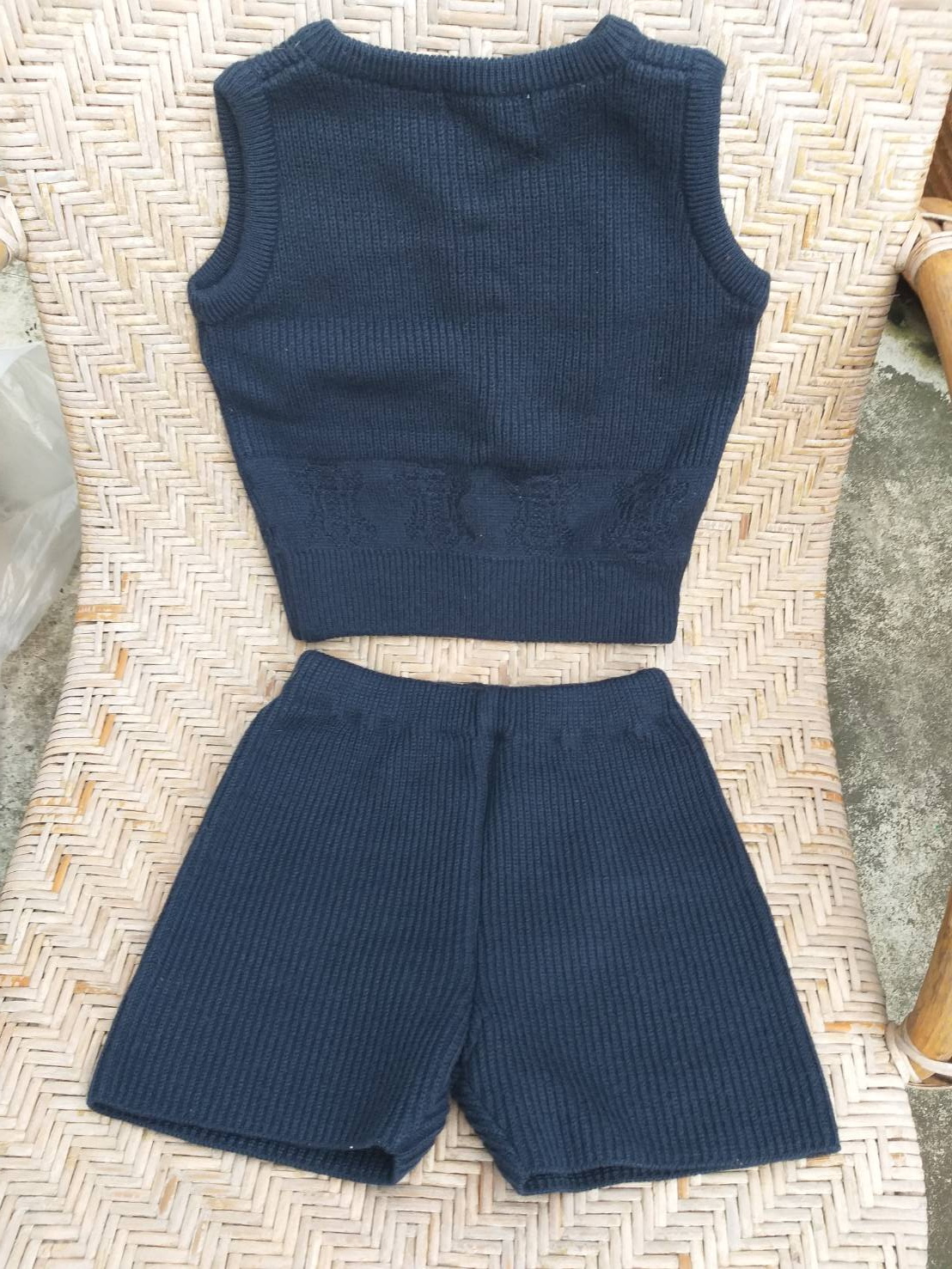 เสื้อกางเกงไหมพรมเด็ก CELINE ไซด์80 (ของใหม่)