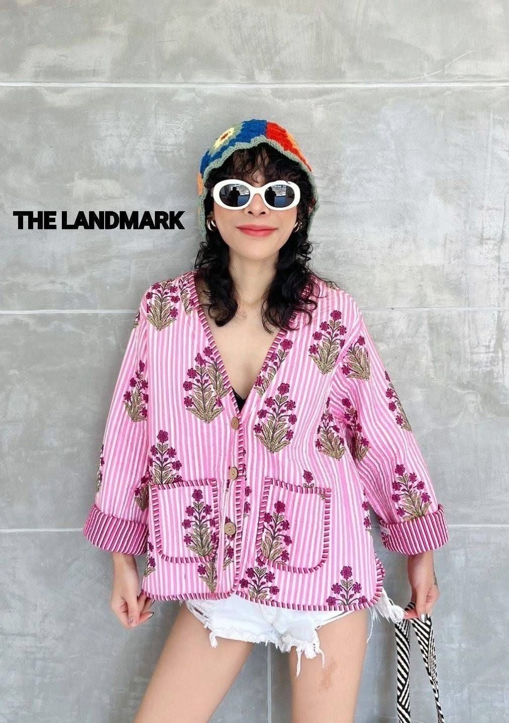 เสื้อคลุมPatchwork ผ้าคอทตอลอินเดียบุนวม เสื้อคลุมกันหนาว ใส่สบาย : สินค้าคุณภาพ (พร้อมส่ง) สำเนา