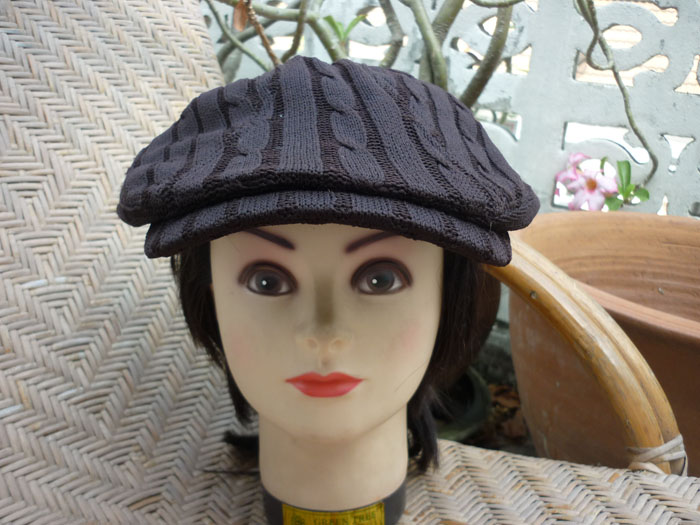 หมวกติงลี่ผ้าลายนิตติ้ง สวยมาก