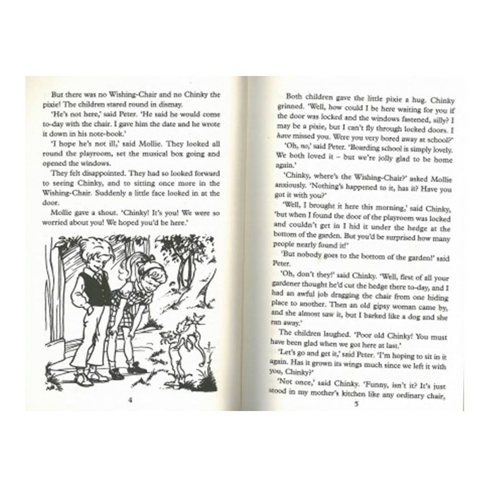 Enid Blyton : 3 Books Collection of The Adventures of the Wising-Chair & Again & More - เซตหนังสือของเอนิด ไบล์ตัน 3 เล่ม เก้าอี้วิเศษ