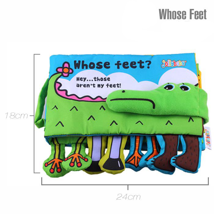 หนังสือผ้า Whose Feet? - Hey...those aren't my feet!