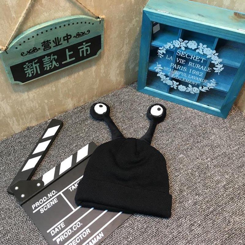 หมวกกันหนาวเด็ก ตาแมลงยื่น น่ารักแสนกวน สำหรับเด็กวัย 1-4 ปี