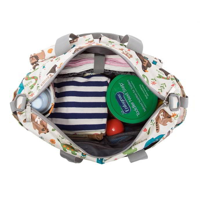 Ecosusi กระเป๋าคุณแม่ กระเป๋าสัมภาระคุณแม่ กระเป๋าแม่ลูกอ่อน แขวนรถเข็นเด็กได้ หิ้ว หรือสะพายไหล่ได้ (ลายสัตว์ต่างๆ)