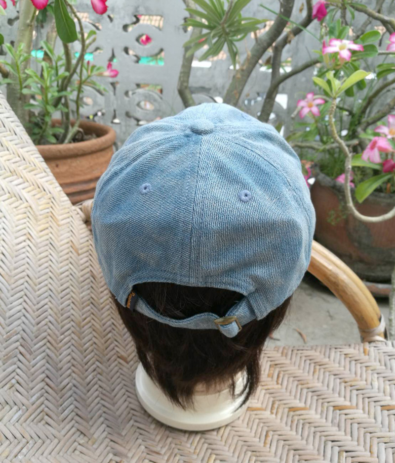 หมวกแก๊ปผ้ายีนส์ฟอกลายเมฆ สวยมาก