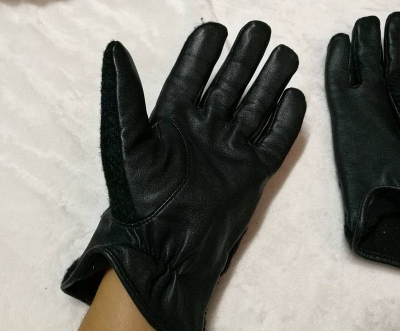 ถุงมือหนัง ขนสัตว์หนา อุ่นถึงติดลบ ไซด์ M-L