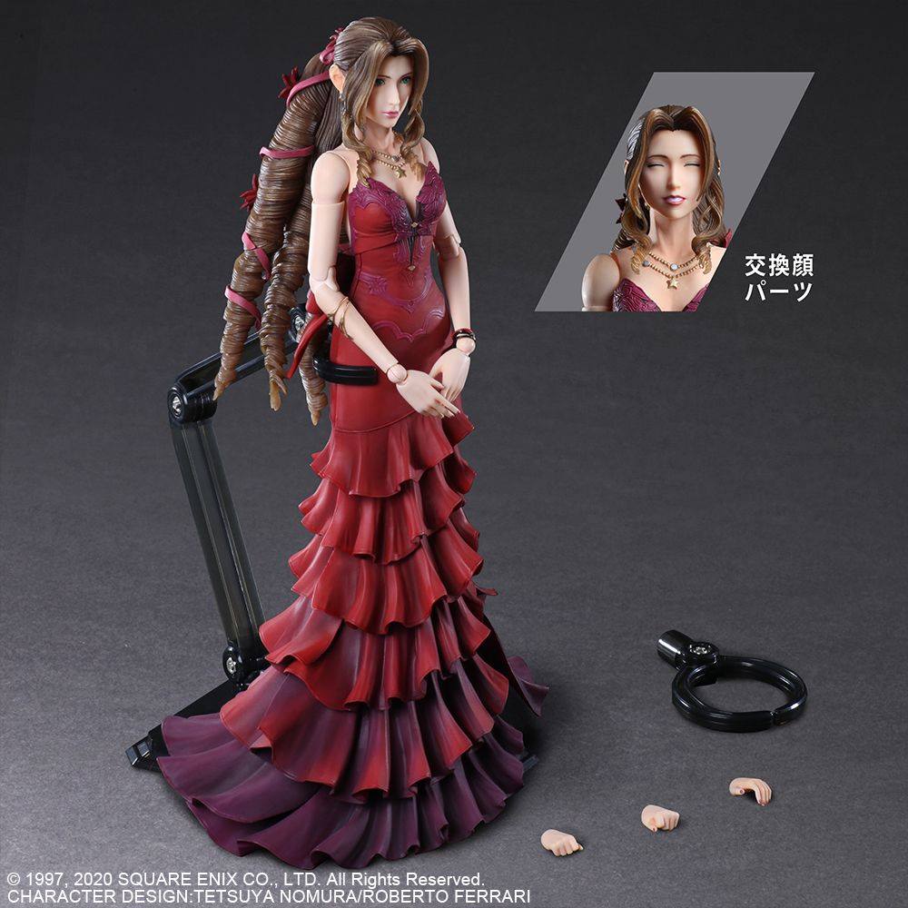 พร้อมส่ง FINAL FANTASY VII REMAKE PLAY ARTS KAI AERITH GAINSBOROUGH DRESS Ver.