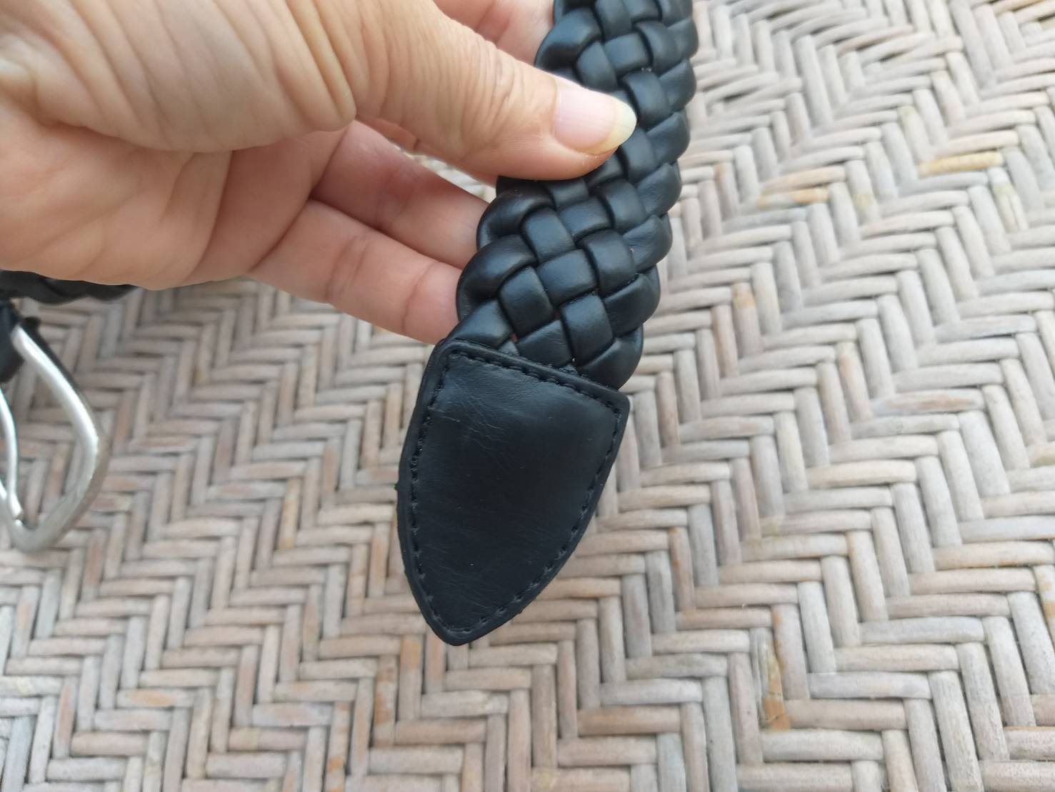 เข็มขัดหนังสานขัด (ของใหม่จากญี่ปุ่น)