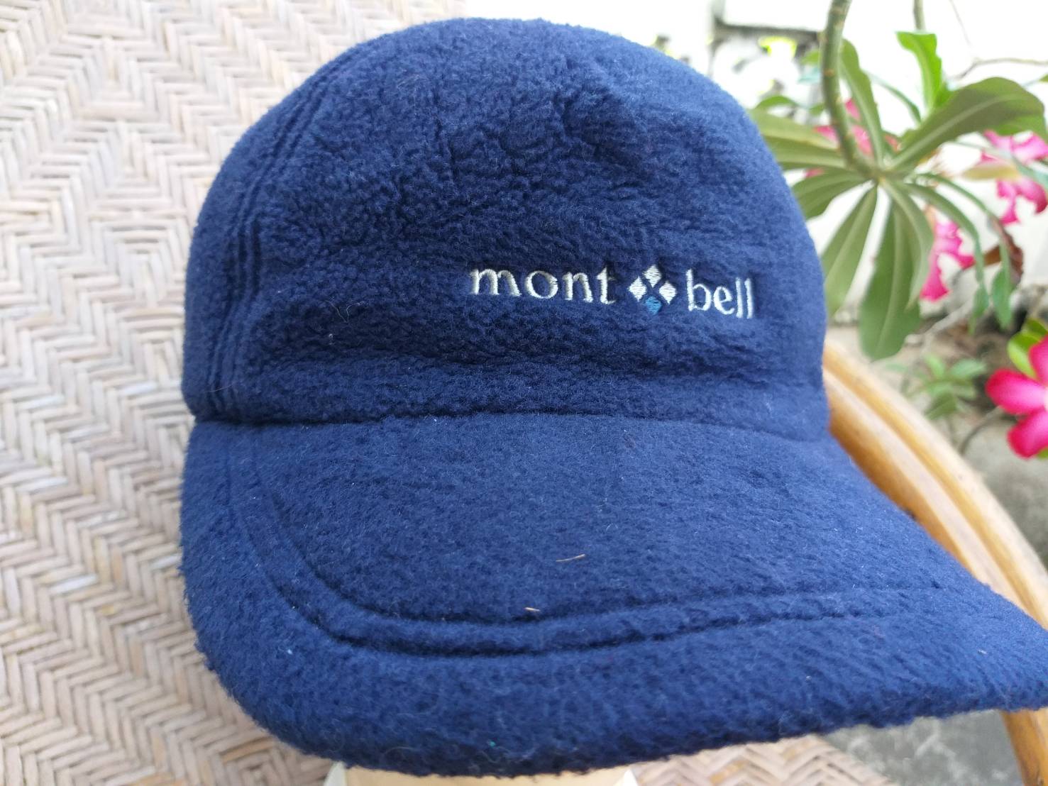 หมวกแก๊ปผ้าฟลีซหนา mont-bell ปิดหูได้ อุ่นมาก