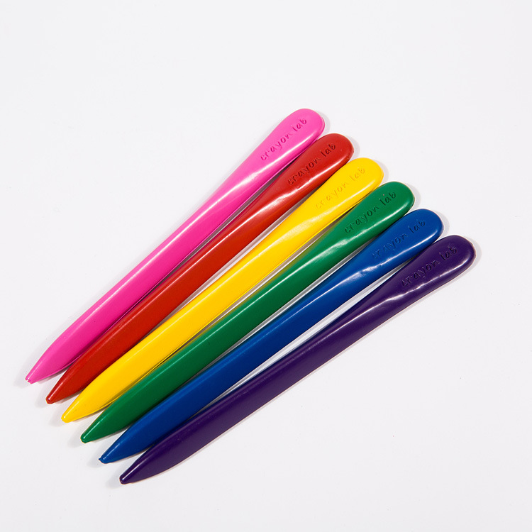 สีเด็กแท่งสามเหลี่ยม △ จับถนัดมือ ปลอดสารพิษ Crayonlab เซ็ต 12 สี