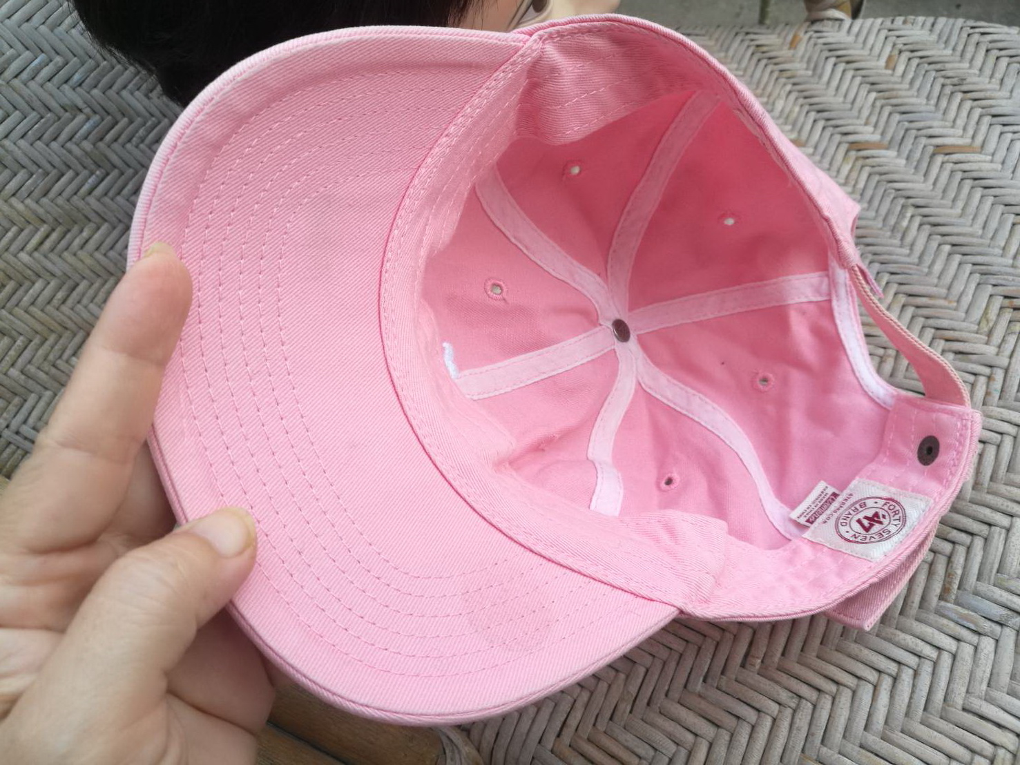 หมวกแก๊ป 47BRAND NY สีชมพูหวานๆ สำหรับหญิง