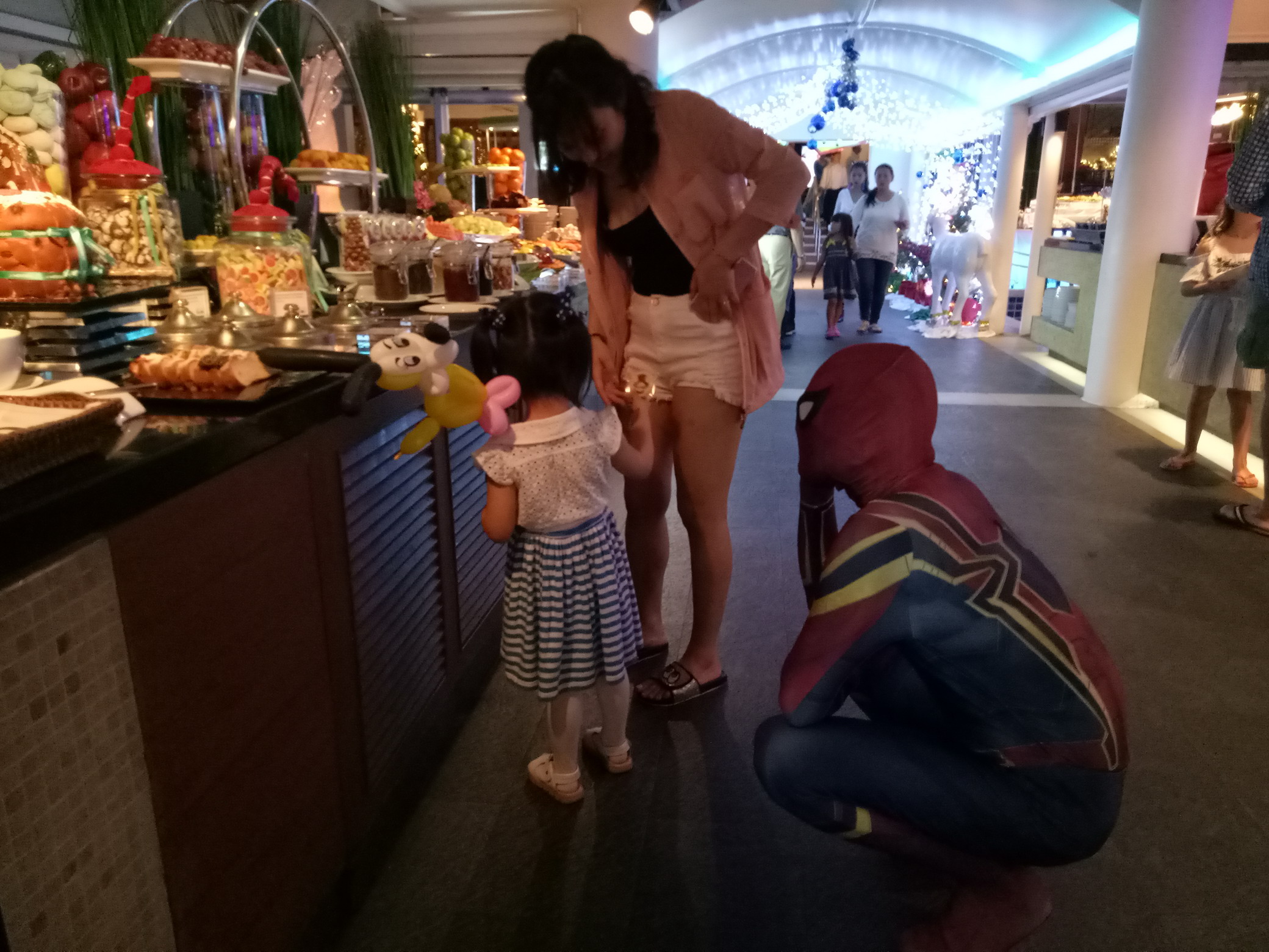 คอสเพลย์ การแสดง โชว์ Show Event อีเว้นท์ งานเลี้ยงสังสรรค์ งานวันเกิด Spider Man Merry Christmas Days 25/12/2560