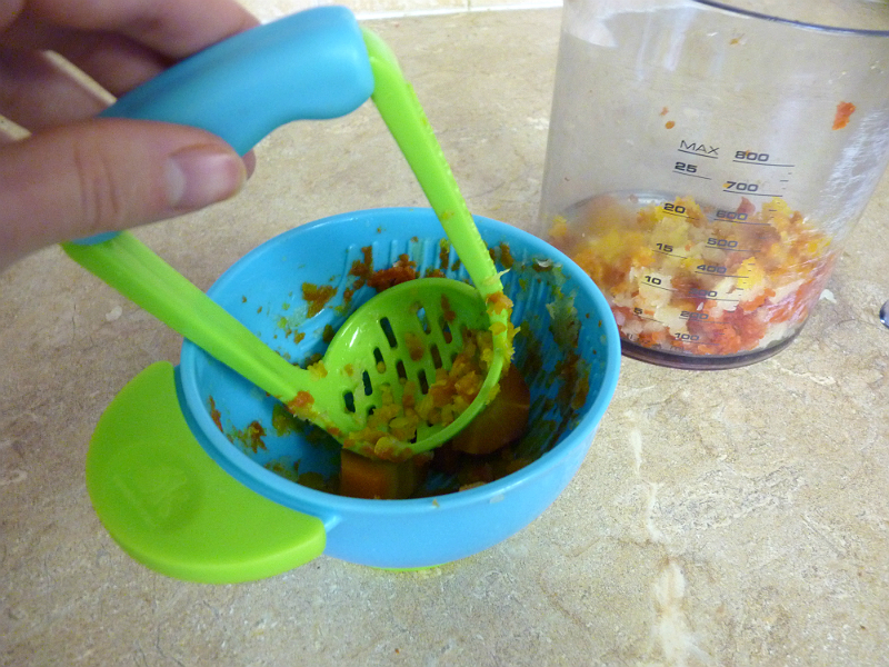 NanaBaby ถ้วยบดเด็ก ถ้วยบดอาหารเด็ก ถ้วยบดผลไม้และอาหาร Freshfoods Mash & Serve Bowl