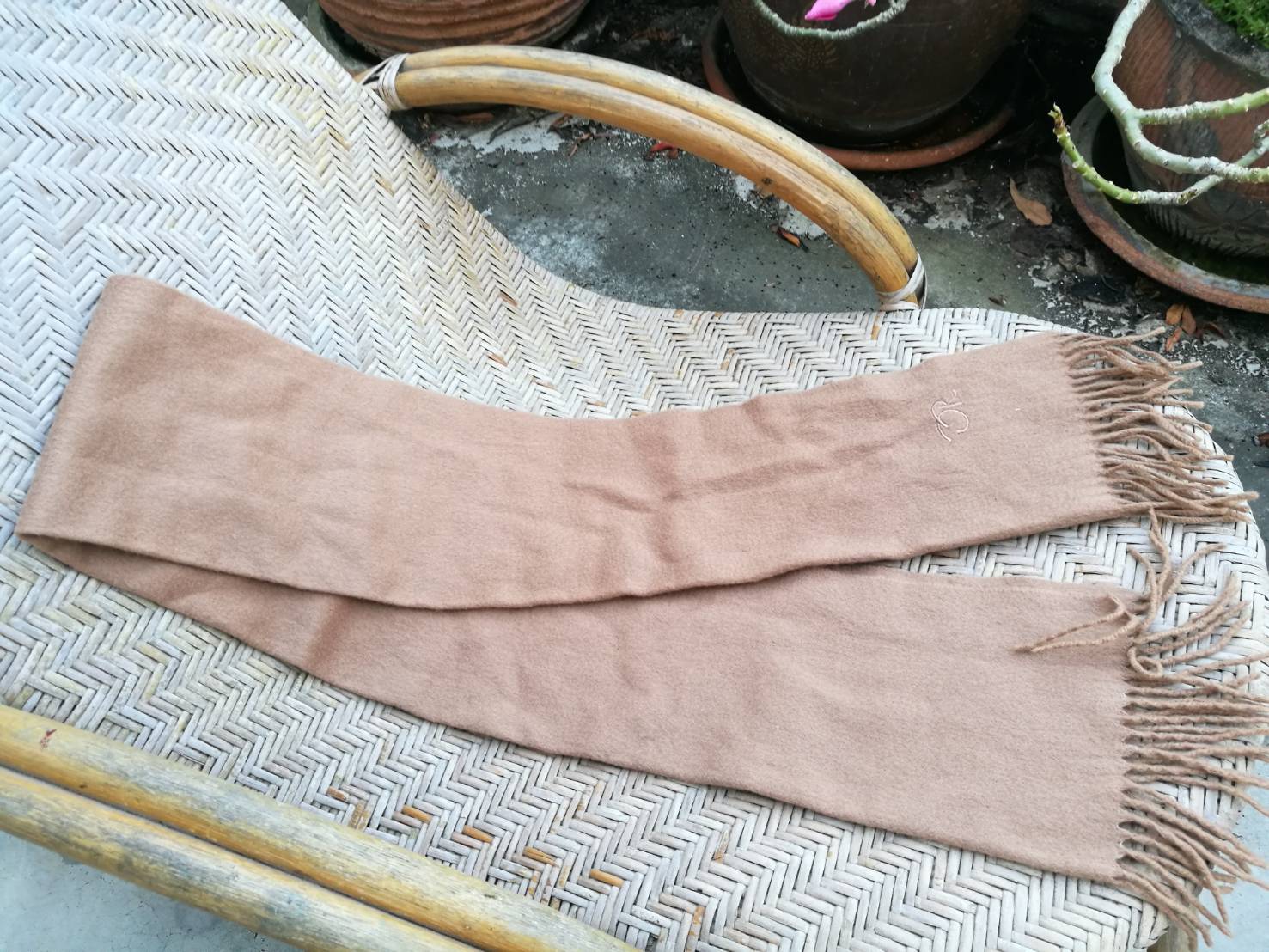 ผ้าพันคอ Cashmere ผสม Wool (ของใหม่)