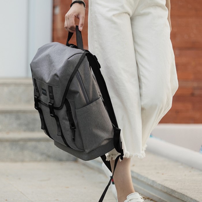 mommore กระเป๋าคุณแม่ กระเป๋าสัมภาระคุณแม่ กระเป๋าแม่ลูกอ่อน ใช้ได้ทั้งคุณแม่ และคุณพ่อ กันน้ำ ทนทาน พร้อมแผ่นรองเปลี่ยนผ้าอ้อม คุณภาพสูง คล้องรถเข็น เหมาะกับการเดินทางมาก (ฺฺGrey)