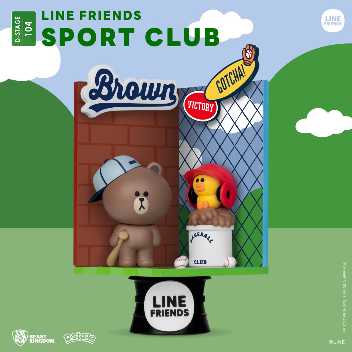 [เปิดจอง] DS014 Hot Dog: Line Friends (D-Stage)