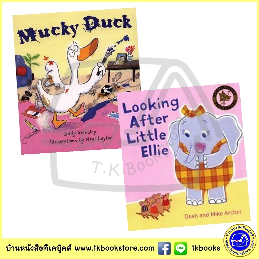 Looking After Little Ellie & Mucky Duck นิทานสัตว์น่ารัก 2 เล่ม ฺBloomsbury