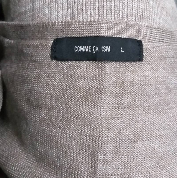 เสื้อไหมพรม COMME CA ISM Szm (ของใหม่)