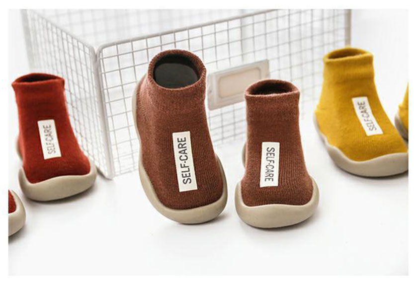 รองเท้าเด็กเล็ก 6 เดือน 1-2-3 ขวบ รองเท้าถุงเท้า รองเท้าหัดเดิน รองเท้าเด็กชาย หญิง พื้นกันลื่นยืดหยุ่น ใส่สบาย