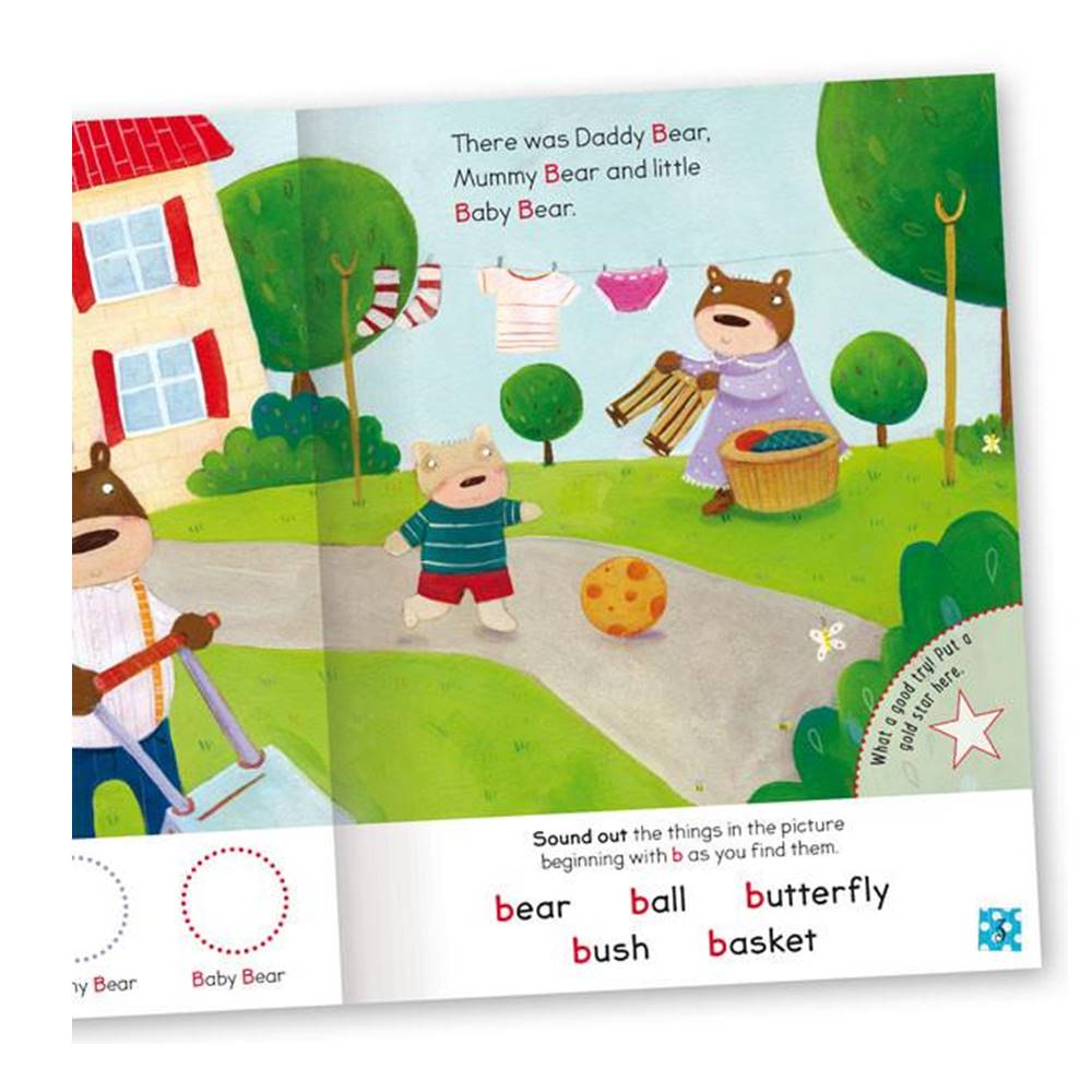 Miles Kelly : Learn to Read : Get Set Go Phonics Age 5-7 : Classic Fairly Tales 3 Books Collection : เซตหนังสือหัดอ่านภาษาอังกฤษโฟนิกส์ 3 เล่ม Goldilocks + Cinderella + Puss in Boots