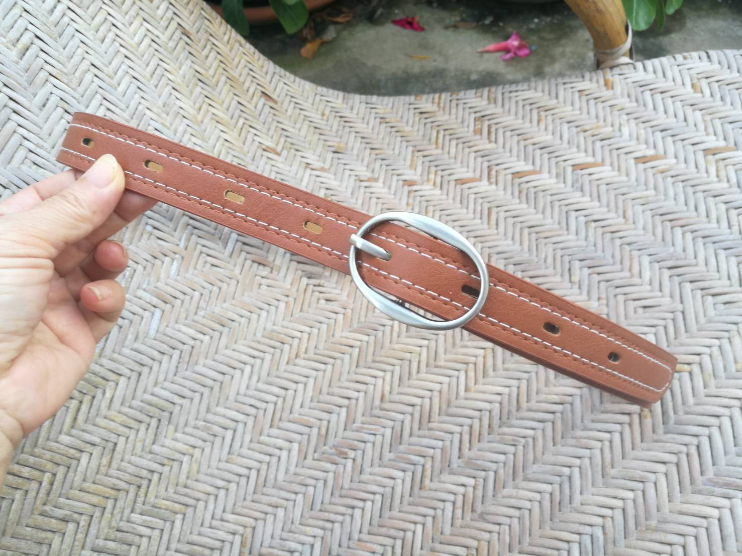 เข็มขัดหนัง สวยๆ เรียบๆ จากญี่ปุ่น (ของใหม่)