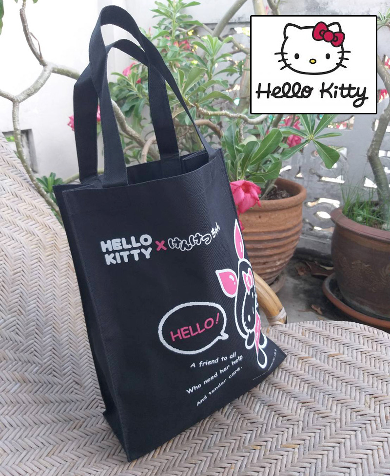 กระเป๋าหิ้ว ถุงผ้า Hello Kitty ลิขสิทธิ์แท้ (ของใหม่)