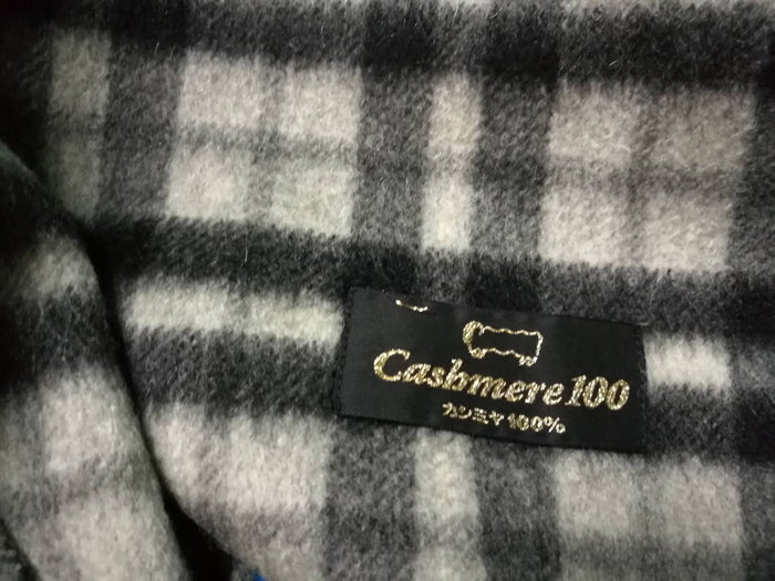 ผ้าพันคอแคชเมียร์ นุ่มมาก อุ่นติดลบ (ของใหม่)