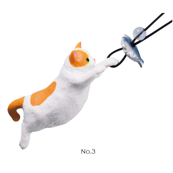 กาชาปองมาสคอทน้องแมว Fascinating Body Chubby Cat