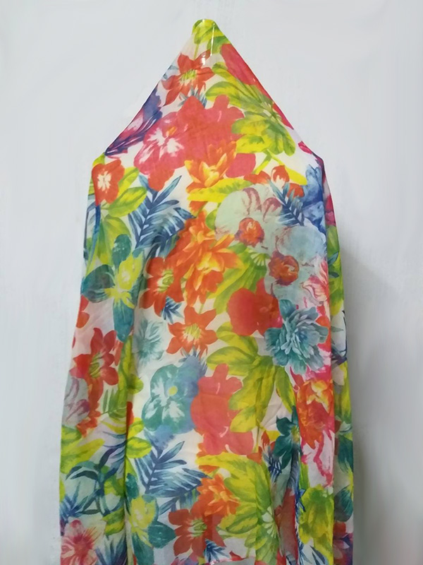 ผ้าคลุมไหล่ ZARA ผ้าฝ้ายเนื้อบางเบา (ของใหม่)