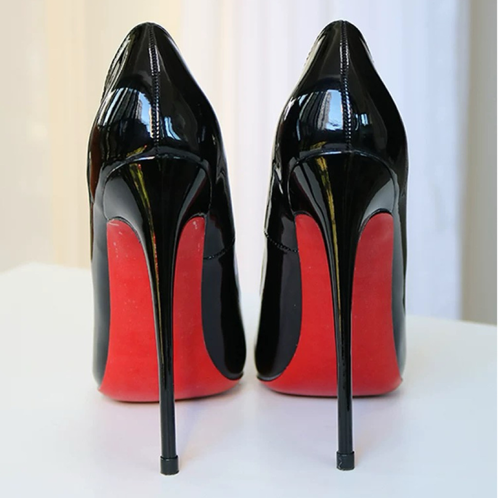 รองเท้าส้นสูงไซส์ใหญ่ 40-50 ส้นสูงหัวแหลม ดีไซน์ใหม่ล่าสุด สวยหรู ส้นสูงไซส์ใหญ่ New Fashion Pointed High Heel CHOWY KR1243