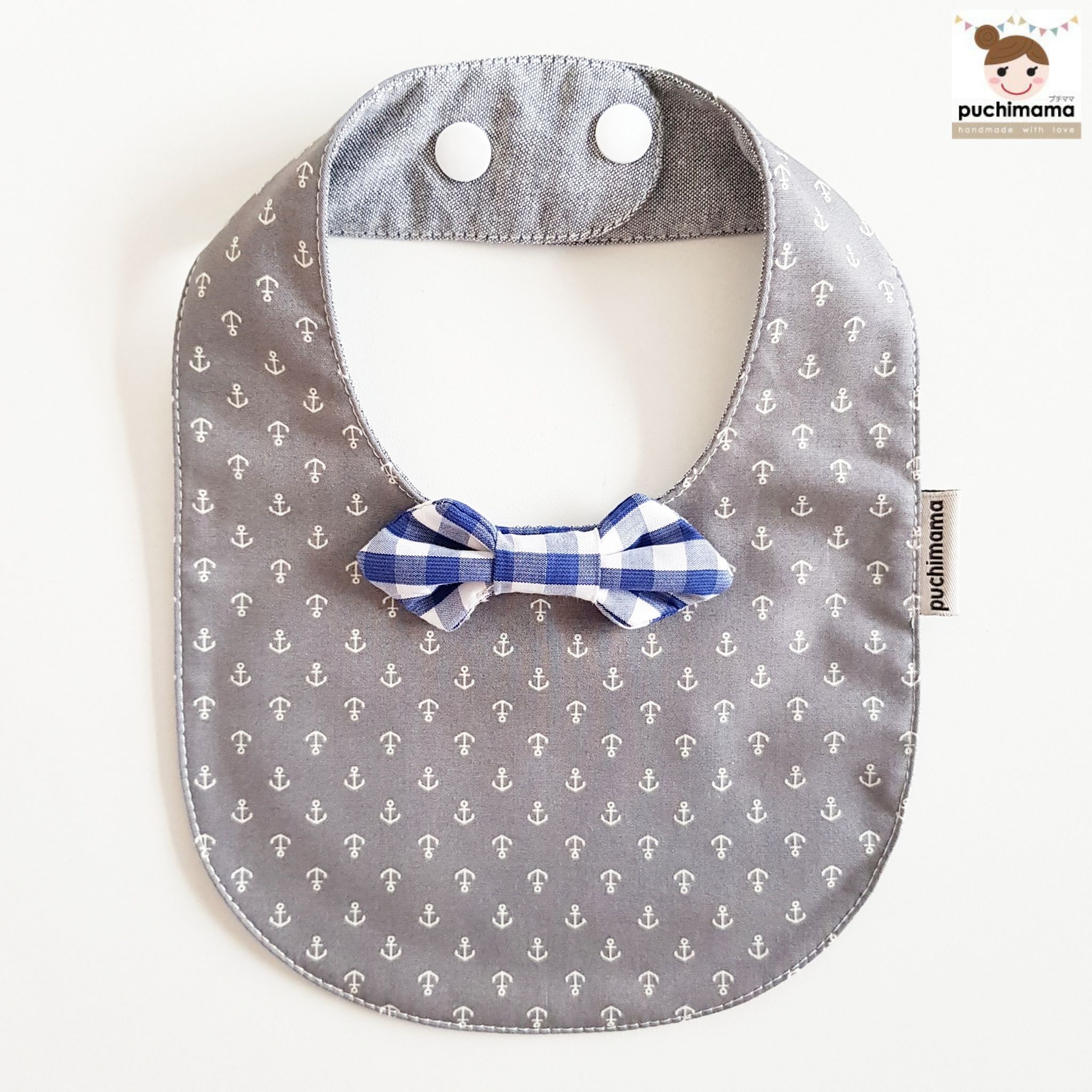 Puchimama "Bow Tie" Bib
