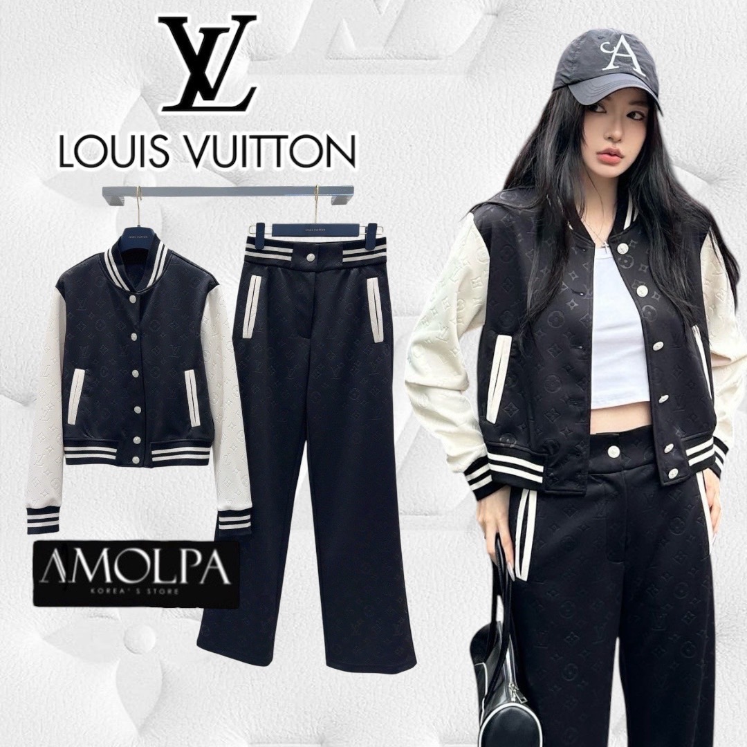 SET JACKET LV งาน Hiend เนื้อผ้าดีม๊าก ผ้าใส่สบายมากกกก ใส่สบาย : สินค้าคุณภาพ (พร้อมส่ง)